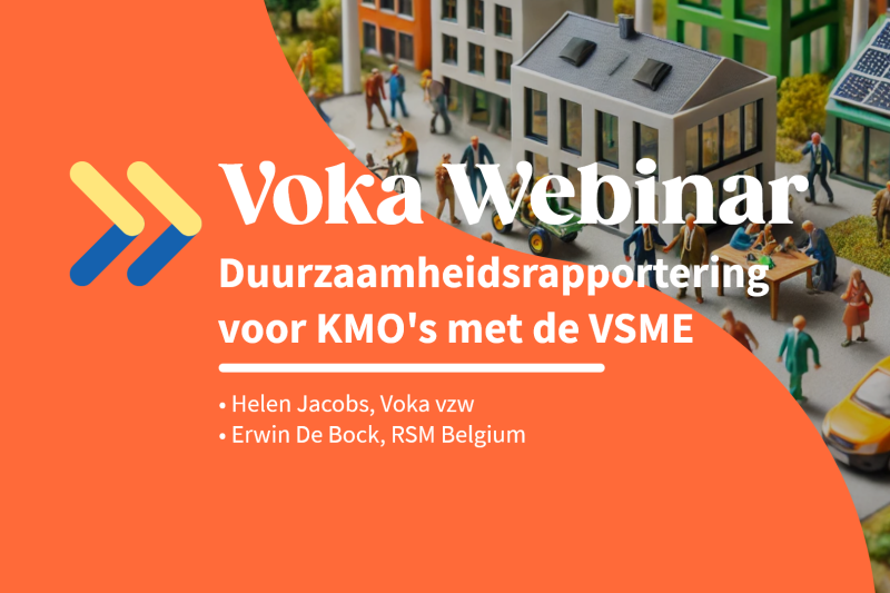 Webinar - Duurzaamheidsrapportering voor kmo's met de VSME