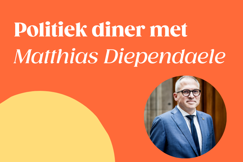 Politiek diner Matthias Diependaele