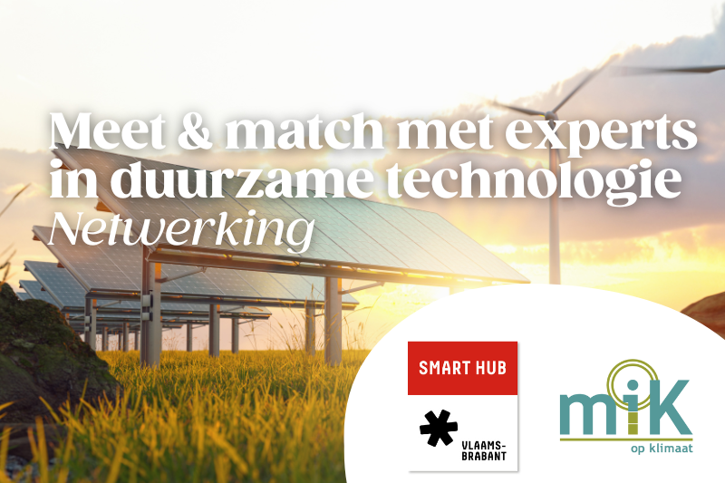 Meet & match met experts in duurzame technologie
