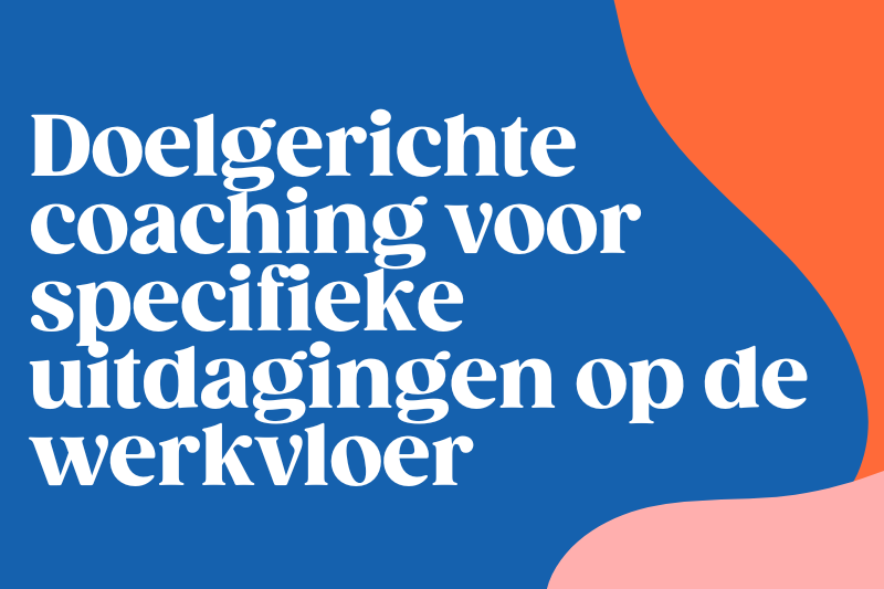 Doelgerichte coaching voor specifieke uitdagingen op de werkvloer